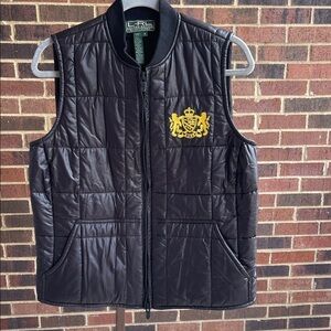 Ralph Lauren Black Quilted Vest for women